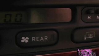 Freaky Blonde Fingered Her Vagina Inside My Passenger Seat