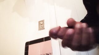 Male Masturbating and cum shot