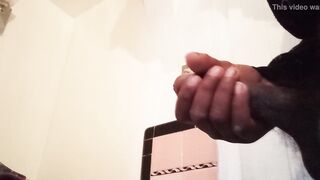 Male Masturbating and cum shot