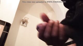 Male Masturbating and cum shot