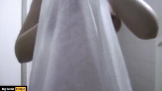 Shirts try on haul into the shower ( soak clothes