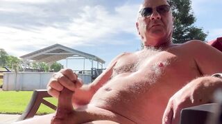 Masturbating public