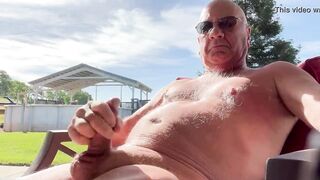 Masturbating public