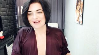 Thin Russian woman undresses on web cam