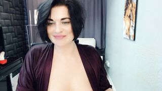 Thin Russian woman undresses on web cam