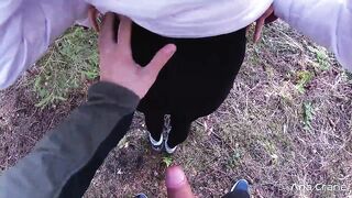 Schoolgirl inside Glasses Sucking Off Penis & Butt Fucking into the