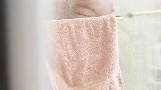 Ex-Wife showers after cumshot sex
