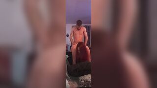 Banged! rough by handy man