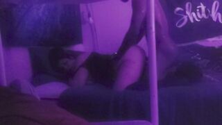 Mistress gets creampied by BBC while BF watches