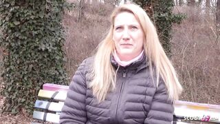GERMAN SCOUT - CURVY BBW cougar SABRINA PICKUP AND HARD