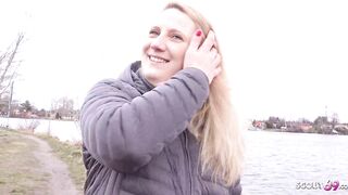 GERMAN SCOUT - CURVY BBW cougar SABRINA PICKUP AND HARD