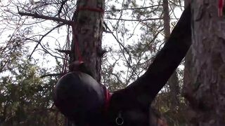 Bound up to a tree public on Hot clothes and