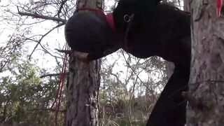 Bound up to a tree public on Hot clothes and