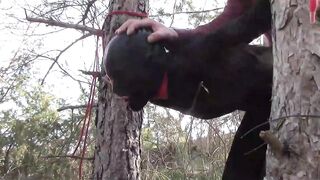 Bound up to a tree public on Hot clothes and