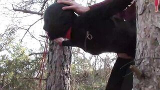 Bound up to a tree public on Hot clothes and