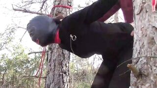 Bound up to a tree public on Hot clothes and