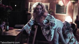 Nice and beautiful blonde cougar having sex