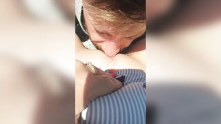 Outside cunt eating
