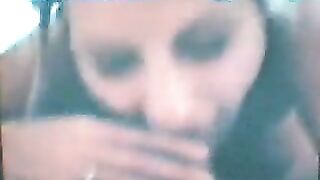 Amateur blonde camcorder oral sex and facial
