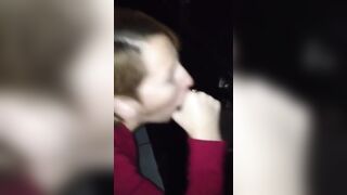 White fiance sucks bbc at the gloryhole
