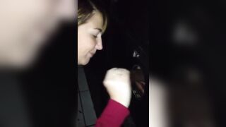 White fiance sucks bbc at the gloryhole