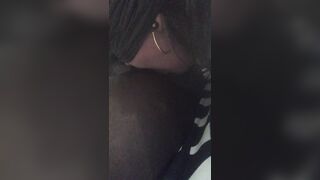 Licking master booty