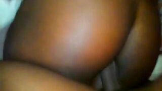 Black Mom Sloppy Blowjob And Booty Boned