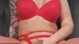 pawg tattoed ivy lebelle likes long penis inside fishnets