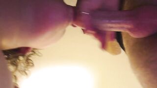 See me cum and then stroke his load all over me