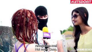 BumsBesuch - Coco Kiss Lusty German Bombshell Gets Dicked Down By Newbie Dude Public -