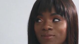 slender black ana foxxx feet massages a huge dick -