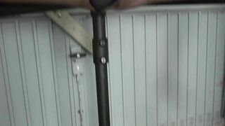 Lissy pissing inside tights