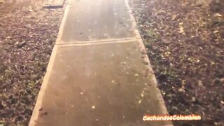 I meet a women into the park and invite her