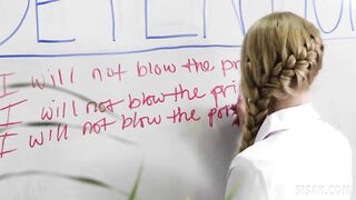 Detention turns inside dyke 3some with Sarah Vandella, Lily Larimar