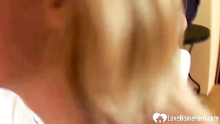 Milf's friend knows how to satisfy a penis