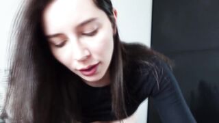 Real orgasm to trembling legs, banged! rough from behind and