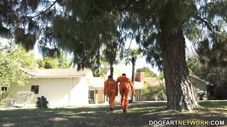 Prison Fugitives With Long African Dick Pounded Eliza Ibarra Into Front Of Her Cuckold Hubby