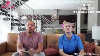 Bridgette B this Hispanic gets plowed by 2 huge dicks