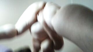 mother-into-law get up doggy style and get dick inside her