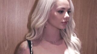 tushy, elsa dig anal with kayden's boy-dildo as she watches