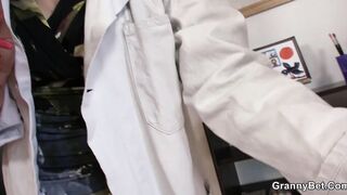 Pounded an older bitch inside her twat