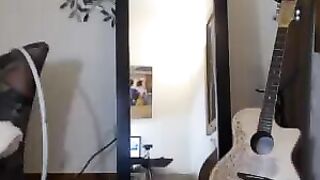 Adorable Clair with vibrator inside her booty