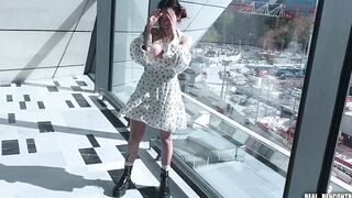 Esluna Love Banged! By two Strangers,Exhib Into Outside And Squirt