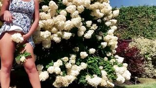 ONSCHULDIGE STIEF KRIJGT two CUMSHOTS INSIDE DE TUIN