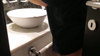 Nice sex with my mistress into the WC on her