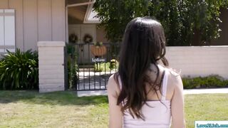 19yo Cutie licks her mom next door vagina