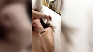 Asian cunt with mouth plowed