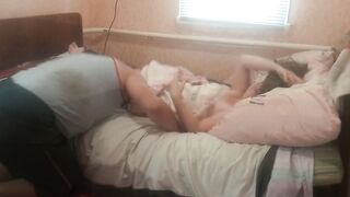 The bitch didn't want to, but I licked her anyway