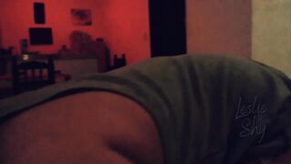 Slim mexican lover ends up masturbating after sucking off penis