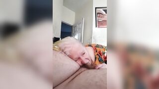 Husband films and jerks while wifey fucks bbc